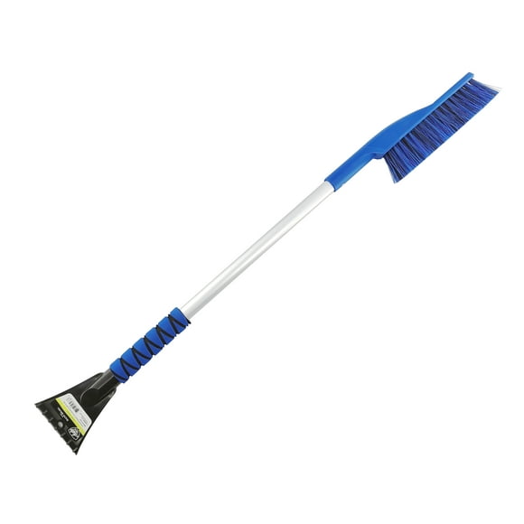 Auto Drive 35 inch Winter Driving Snow Brush with Scraper, Blue
