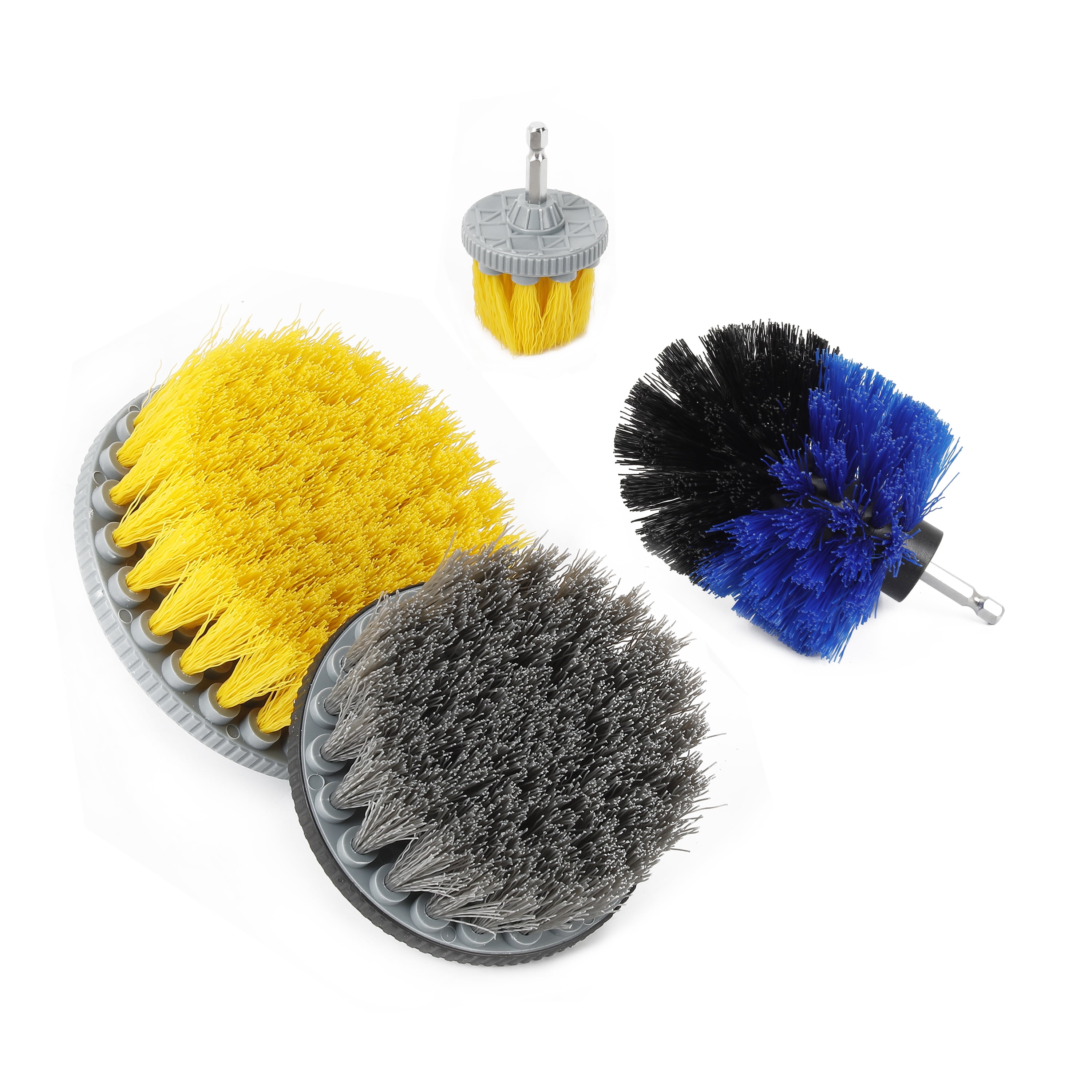 Auto Drive 4-Piece Drill Brush Cleaning Kit