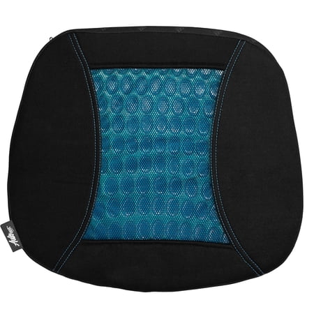 AUTO DRIVE 40277WDI GEL AND MEMORY FOAM POSTERIOR CUSHION, BLACK, 1.68 LBS