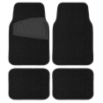thumbnail interactive-video image 1 of Auto Drive 4PC Carpet Floor Mat Tufted Carpet Black - Universal Fit, 202WM38, 1 of 9