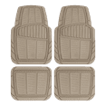 thumbnail interactive-video image 1 of Auto Drive 4PC PREMIUM RUBBER CAR MAT TOLL TAN- Universal Fit for Cars, Trucks,202WM32, 1 of 9