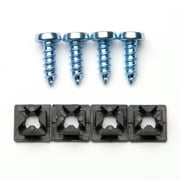 Auto Drive 8-Piece License Plate Fasteners, 93323W