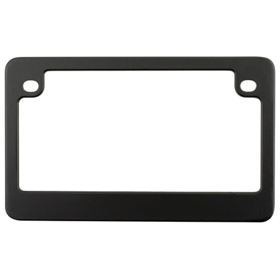 Auto Drive 92774WD Metal Motorcycle License Plate Frame, Matte Black