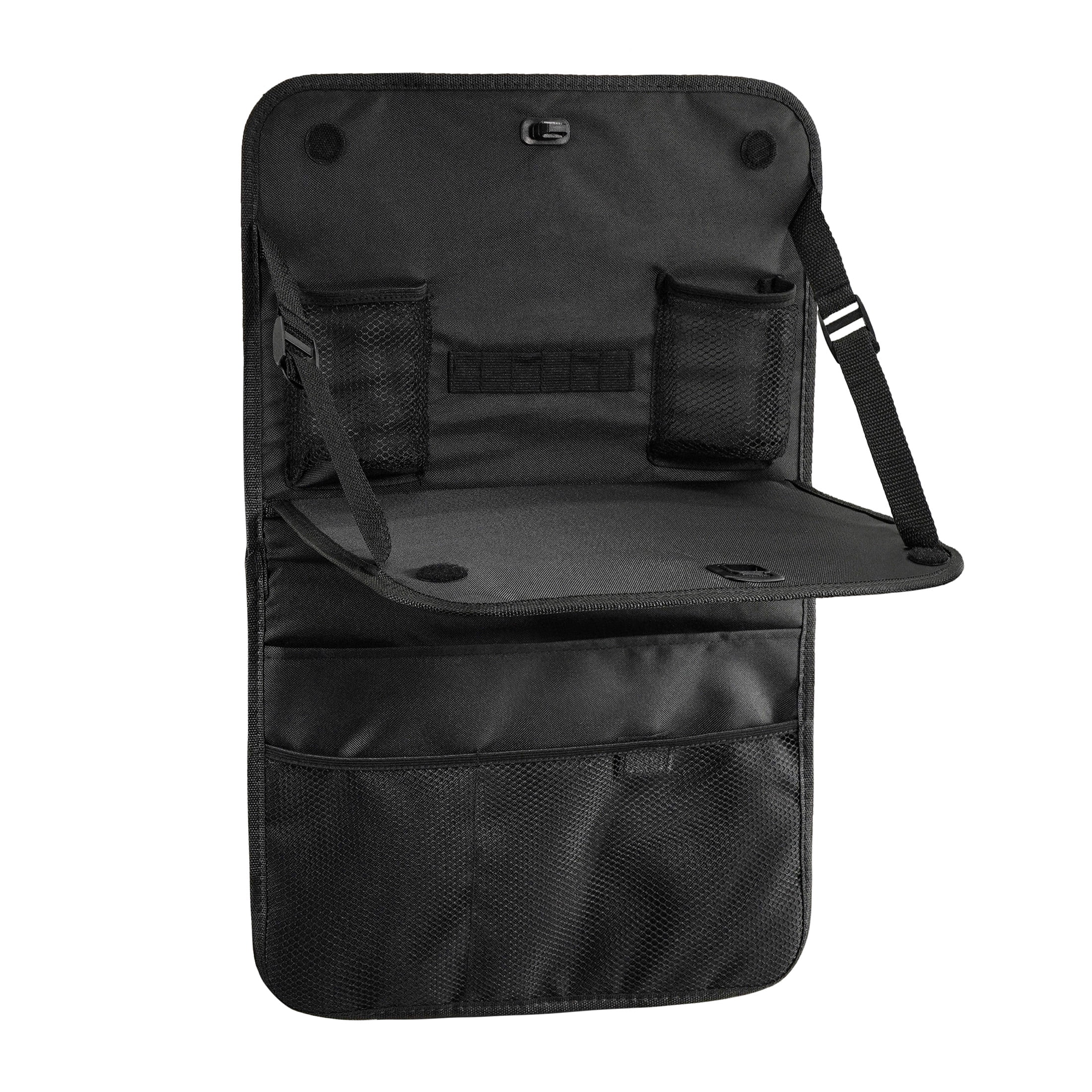 Auto Drive Black Multi-Pocket Backseat Organizer Fits On All Type Vehicles 1 Pack, 23.43"*15.16"