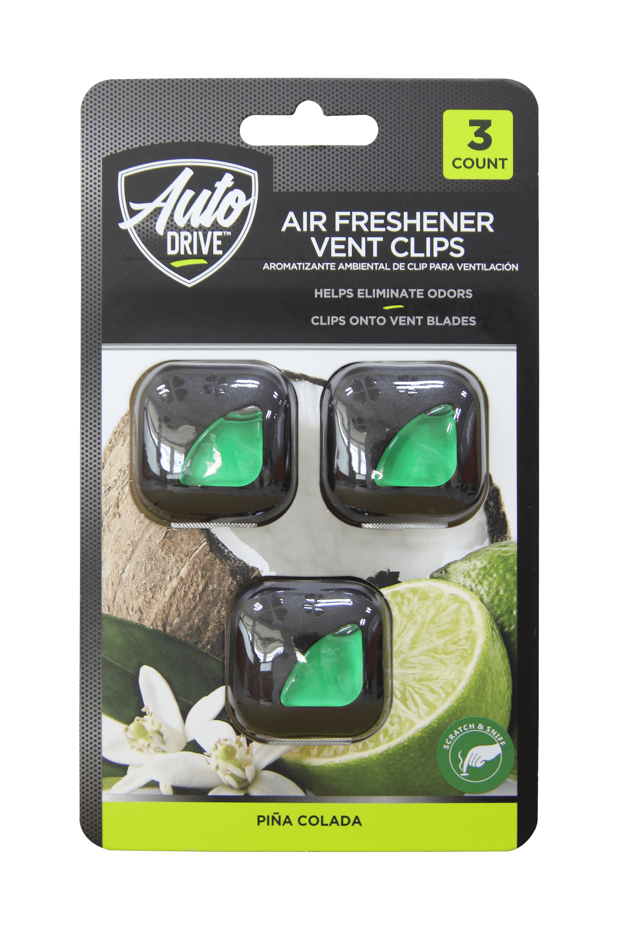 Chemical Guys Vent Clip Air Freshener, Black Frost