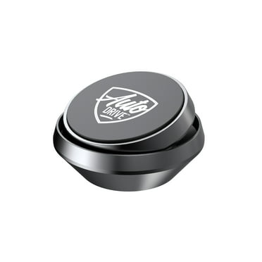 Auto Drive Black Multi-Use Magnetic Dash Mount Phone Holder, Built-in Magnets, Single-Hand Operation