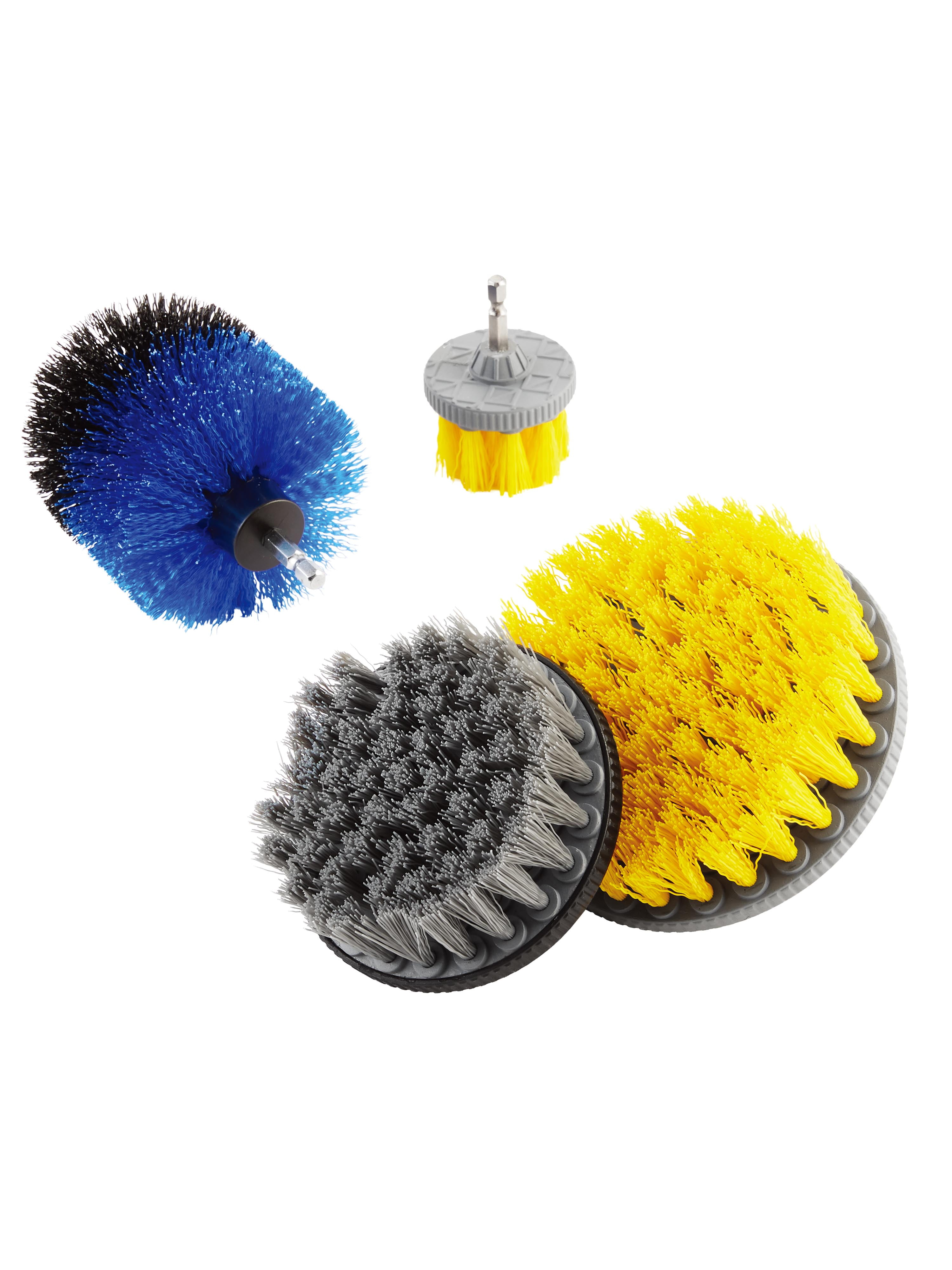 Auto Drive Brand 2 inch/3.5 inch/4 inch/5 inch Drill Brush Cleaning Kit for Car , Household Cleaning Brush Type.