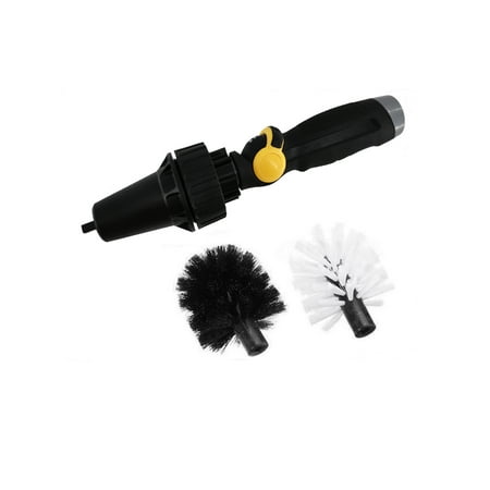 Auto Drive Brand Rotatable Water-Powered Form Brush for Car Cleaning and Household Cleaning