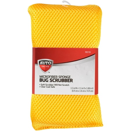 Auto Drive Bug Mesh Sponge for Car Washing, 1 count, Yellow