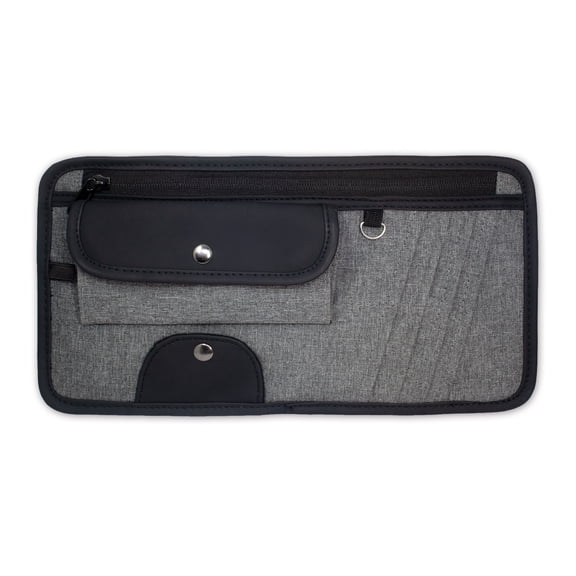 Auto Drive Car Sun Visor Organizer with Multiple Storage Pouch ,Dimension 12.5 x6.29",1 Pack