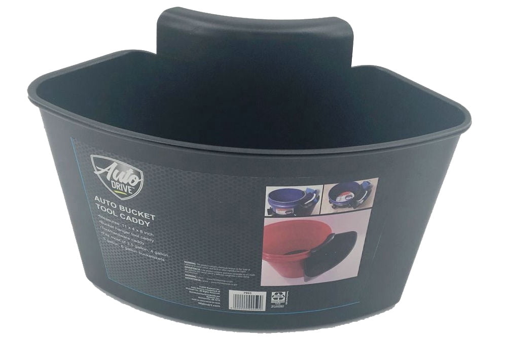 FOXBI Car Detailing Bucket, Portable Auto Wash Bucket Organizer Car  Detailing Tool Hanger Bucket Car Wash Accessories Tool,Black