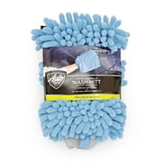 Auto Drive Microfiber Car Wash Mitt, Blue, 1 Count