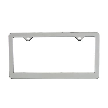 Auto Drive Chrome Metal Automotive Dealer License Plate Frame, 90154W