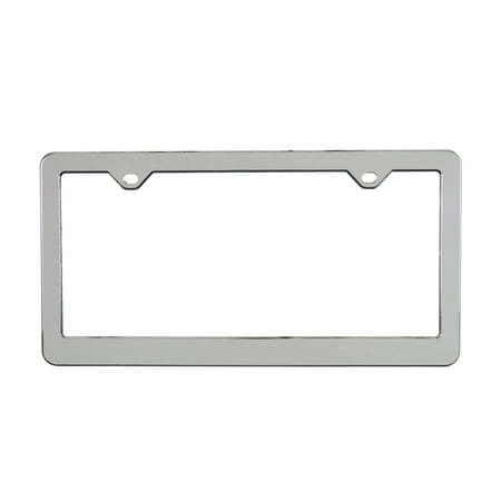 Auto Drive Chrome Metal Automotive Dealer License Plate Frame, 90154W