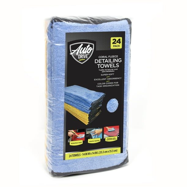 Auto Drive Coral Fleece MultiPurpose Microfiber Towel, Cleaning