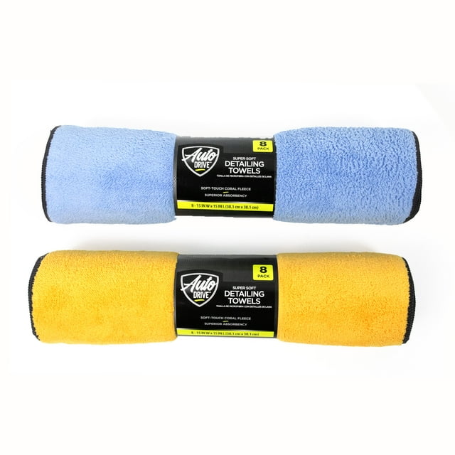 Auto Drive Coral Fleece MultiPurpose Microfiber Towel, Cleaning
