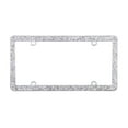 thumbnail image 1 of Auto Drive Crushed Bling Automotive Metal License Plate Frame, 90141W, 1 of 9