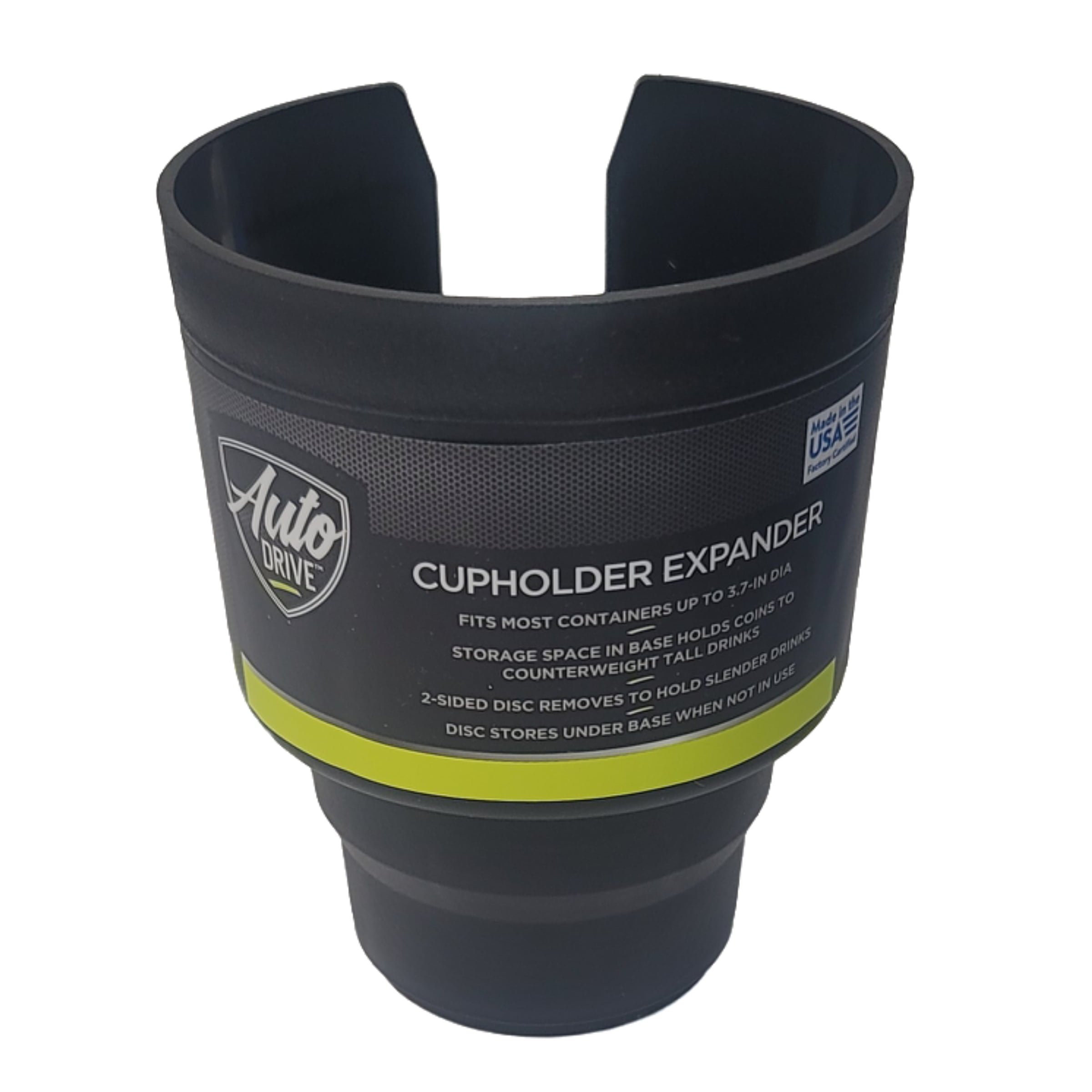 Auto Drive Cupholder Expander - Car Cup Holder Adapter for Beverages up ...
