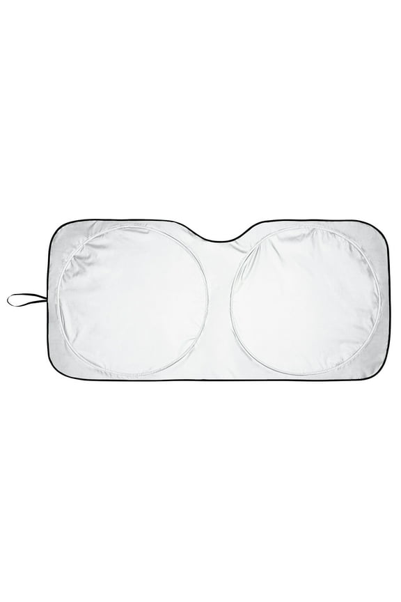 Double Rings Twist Sun Shade Ultimate Protection for Car Windshields1 pack, 63"x29.5"