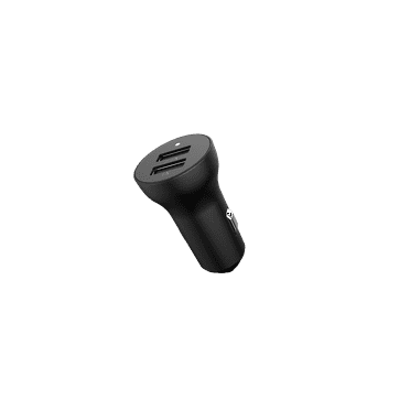 Auto Drive Dual USB Car Charger, Compatible with Smartphones, Tablets