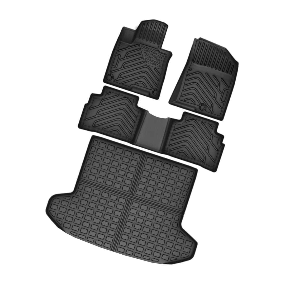 Auto Drive Floor Mats Liner for 2023 2024 Kia Sportage Not Hybrid TPE Rubber & Cargo Liners all weather