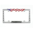 thumbnail image 1 of Auto Drive Freedom Automotive Metal License Plate Frame, 90136W, 1 of 9