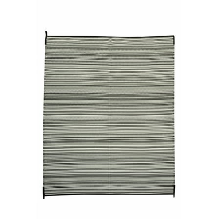 Auto Drive 6' x 9' Reversible Gray RV Patio Mat, Perfect for RV Patios and Garden Patios, Polypropylene