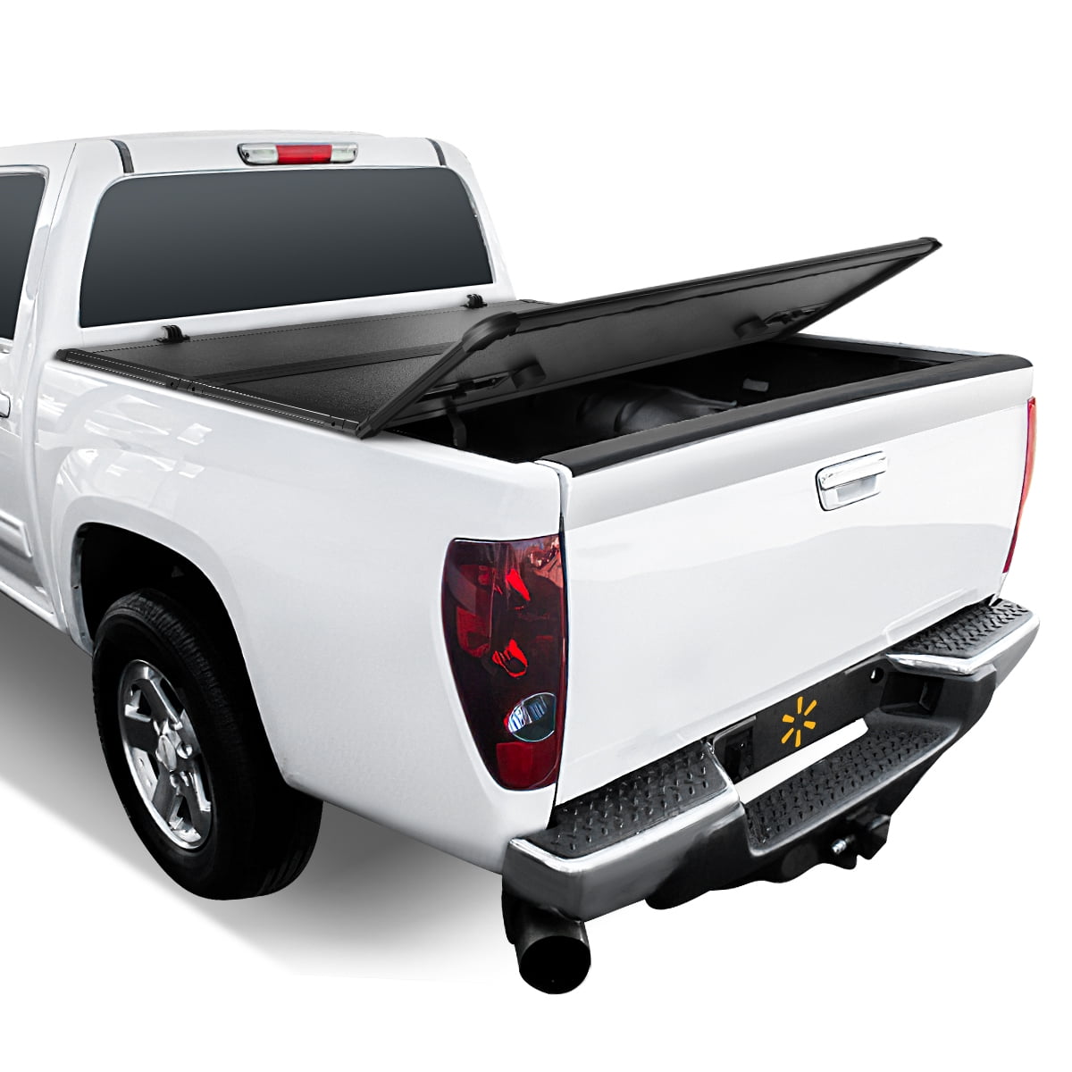 Auto Drive Hard Tri Fold Truck Bed Tonneau Cover Fits 04-12 Chevy Colorado / 04-12 GMC Canyon / 06-08 Isuzu I-350 I-370 5'3" Bed