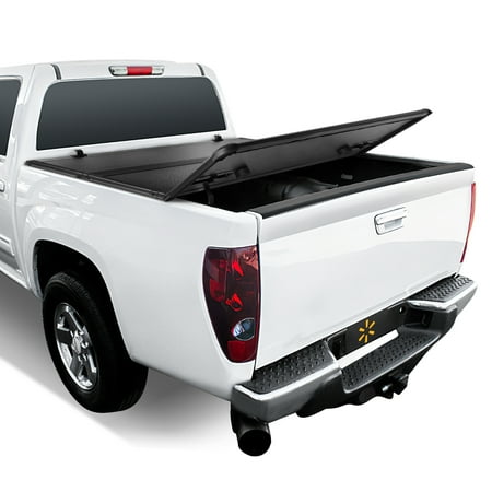 Auto Drive Hard Tri Fold Truck Bed Tonneau Cover Fits 04-12 Chevy Colorado / 04-12 GMC Canyon / 06-08 Isuzu I-350 I-370 5'3" Bed