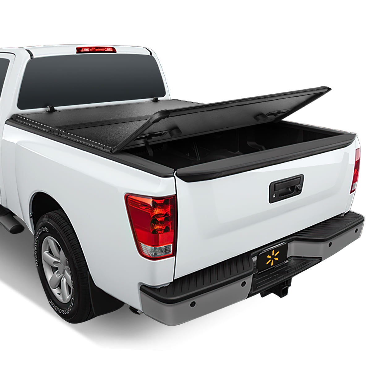 Auto Drive Hard Tri Fold Truck Bed Tonneau Cover Fits 04-15 Nissan Titan 6'7" Bed