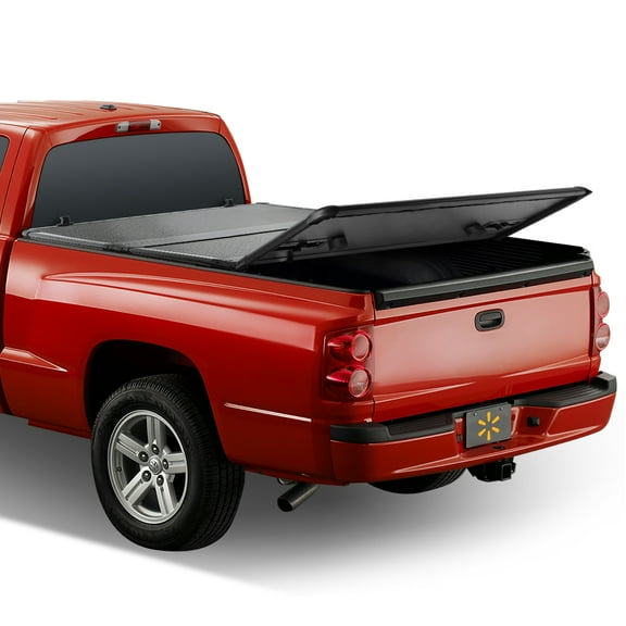 Auto Drive Hard Tri Fold Truck Bed Tonneau Cover Fits 05-10 Dodge Dakota / 2011 Ram Dakota 5-1/4' Bed