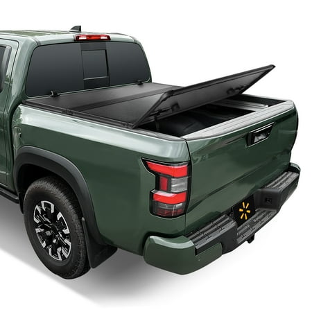 Auto Drive Hard Tri Fold Truck Bed Tonneau Cover Fits 05-23 Nissan Frontier 5Ft Bed