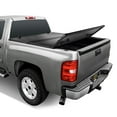 thumbnail image 1 of Auto Drive Hard Tri Fold Truck Bed Tonneau Cover Fits 07-18 Silverado Sierra 1500 5-3/4' Bed, 1 of 7