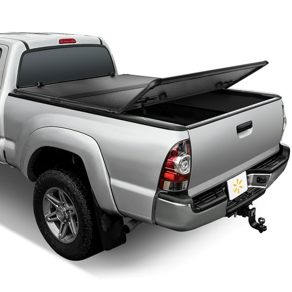 Auto Drive Hard Tri Fold Truck Bed Tonneau Cover Fits 07-21 Toyota Tundra 5.5ft Bed