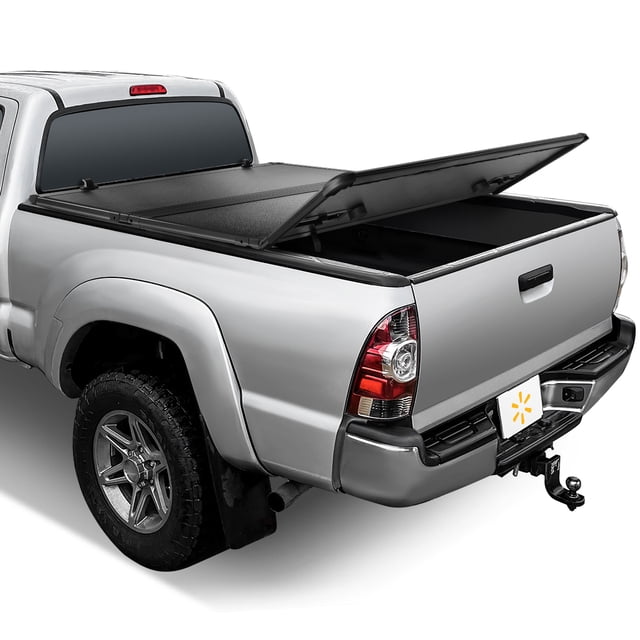 6.5FT Tri-Fold Hard Tonneau Cover For 2000-2006 Toyota Tundra – FRP Black
