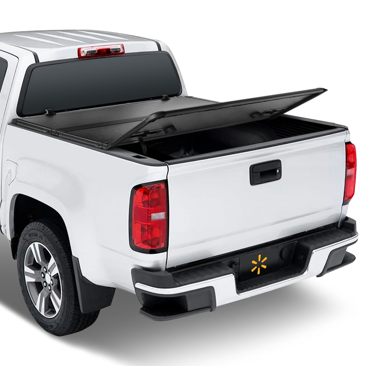 Auto Drive Hard Tri Fold Truck Bed Tonneau Cover Fits 15-19 Chevy Colorado / GMC Canyon 5' Bed