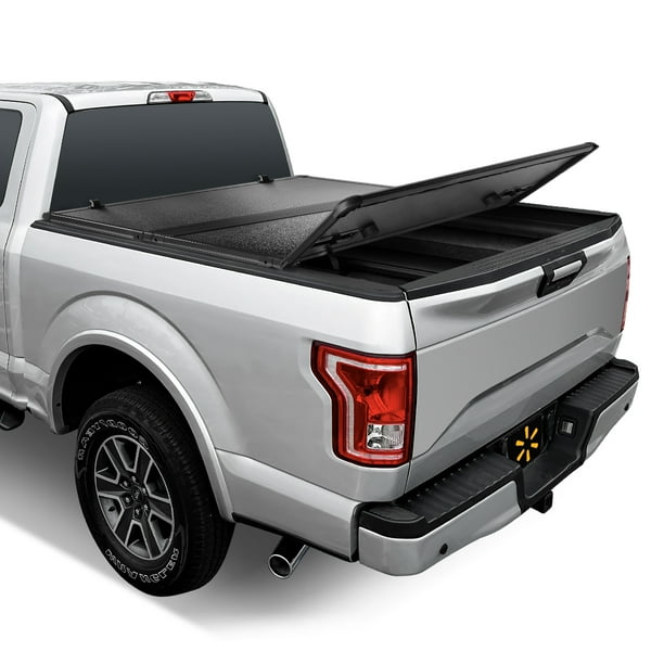 Auto Drive Hard Tri Fold Truck Bed Tonneau Cover Fits 1524 Ford F150