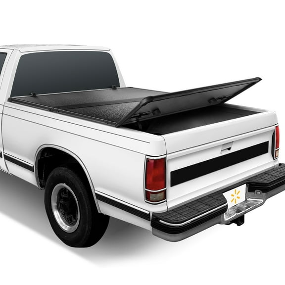 Auto Drive Hard Tri Fold Truck Bed Tonneau Cover Fits 82-93 Chevy S10 / 82-90 GMC S15 91-93 Sonoma 6Ft Bed