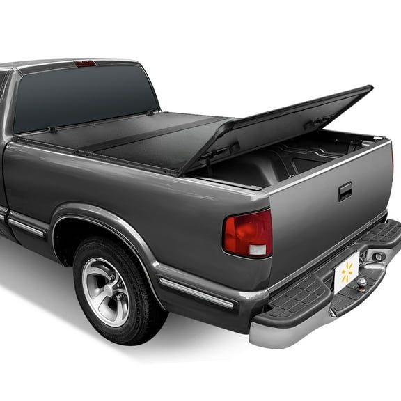 Auto Drive Hard Tri Fold Truck Bed Tonneau Cover Fits 94-03 Chevy S10 / GMC Sonoma / 96-00 Isuzu Hombre 6' Bed