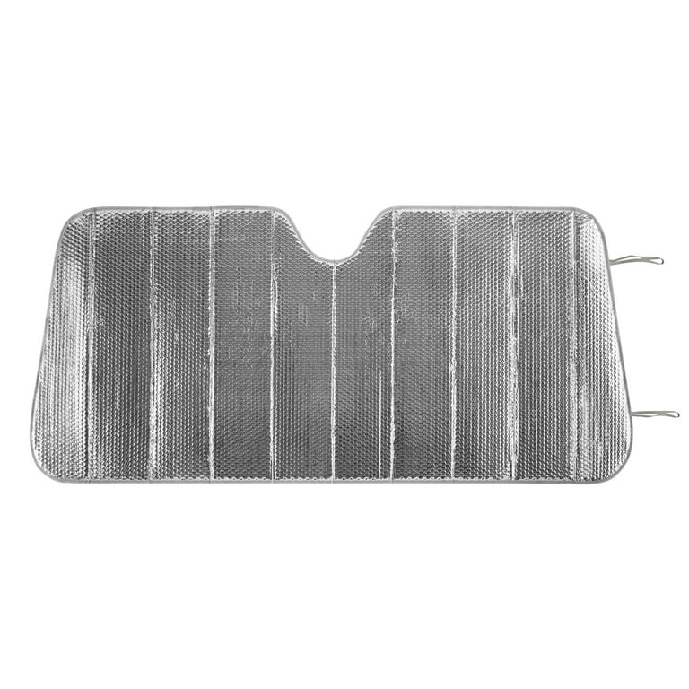 Auto Drive Heavy-Duty Silver Accordion Sunshade 1 pack, 63'' x