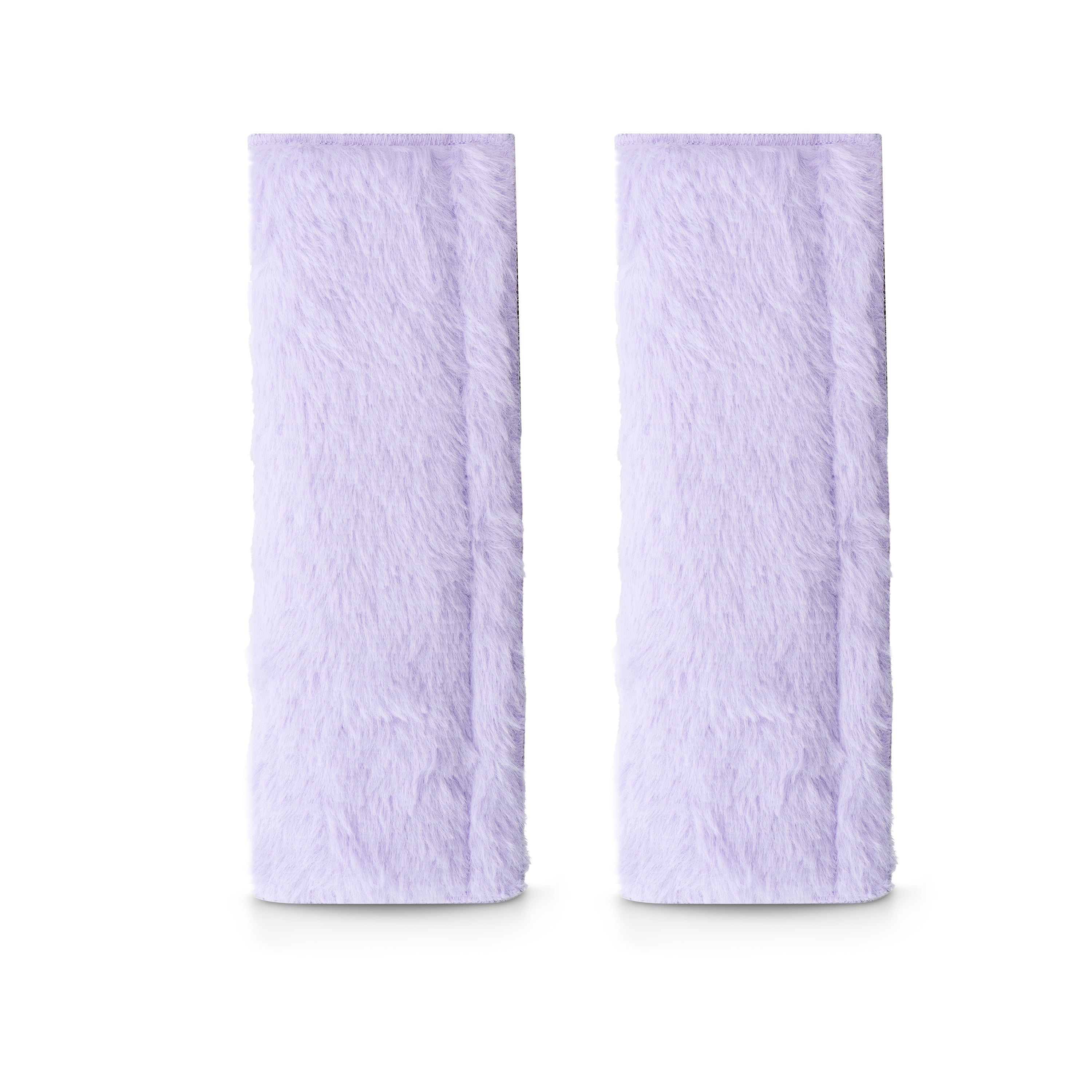 Auto Drive Lavender Faux Fur Seat Belt Pad Universal fit