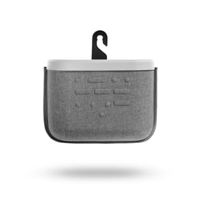 Auto Drive Universal Fit Vehicle Trash Can with Headrest Attachment