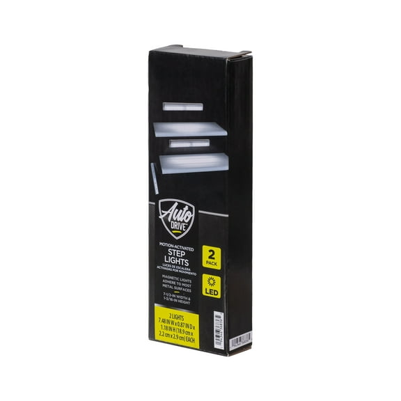 Auto Drive Motion-Activated Magnetic Step Lights, 2 Count