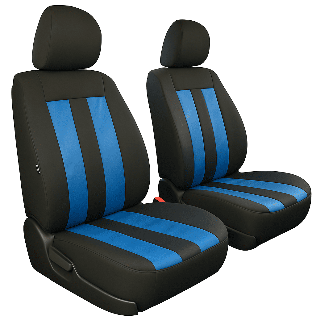 Auto Drive Nile Polyester Seat Cover 2-Pack, Airbag Safe, Fits Most Vehicles