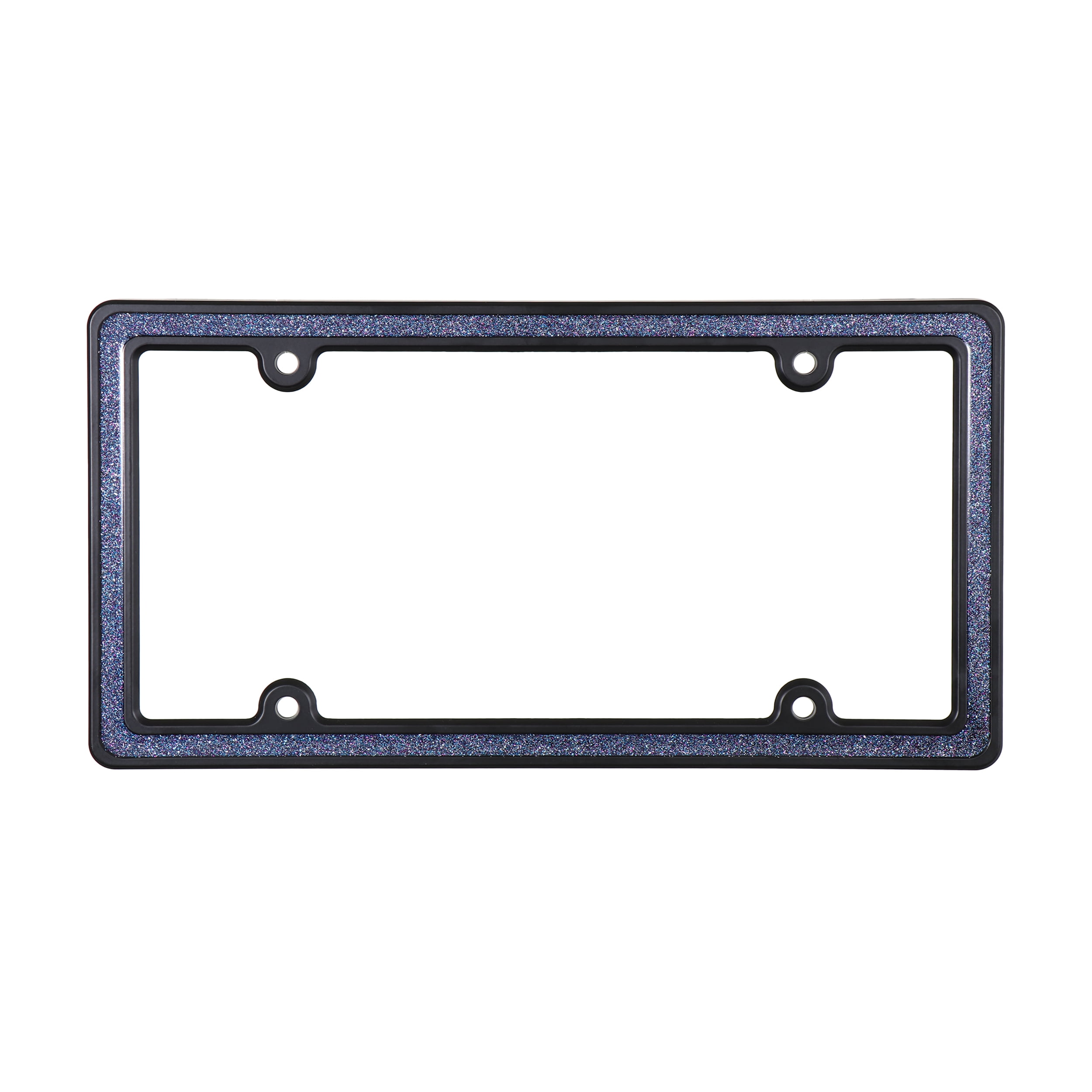 Auto Drive Purple Galaxy Glitter Metal License Plate Frame 92904W Walmart