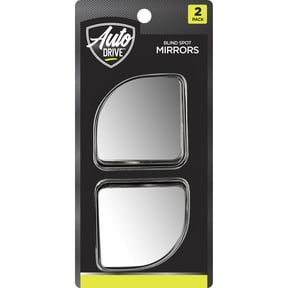 Auto Drive Quarter-Round Adjustable Blind Spot Mirror, 2-Pack – 0.11 lbs. – for Universal Vehicle Type