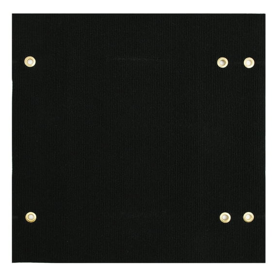 Auto Drive 18x18 Inch Black RV Step Mat for Outdoor Use