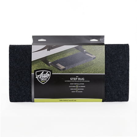 Auto Drive RV Step Mat, 18'x18', Gray
