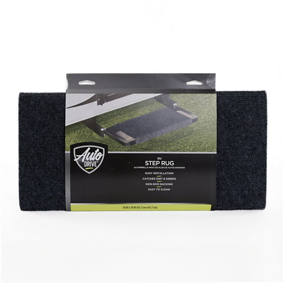 Auto Drive RV Step Mat, 18'x18', Gray