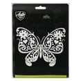 thumbnail image 1 of Auto Drive Rhinestone Butterfly Vinyl Vehicle Decal, White, 5.75” x 4.75”, 1 of 6